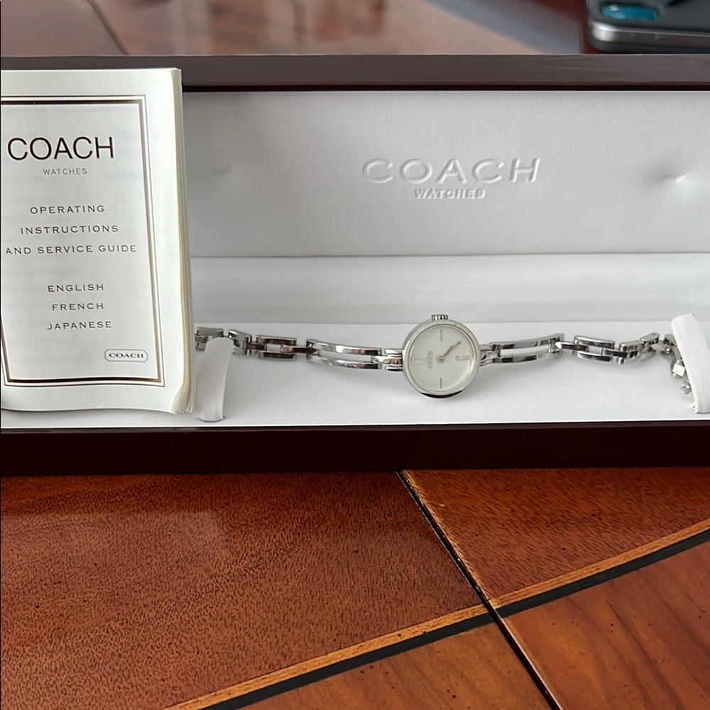 Coach Silver Women's Bracelet Watch
